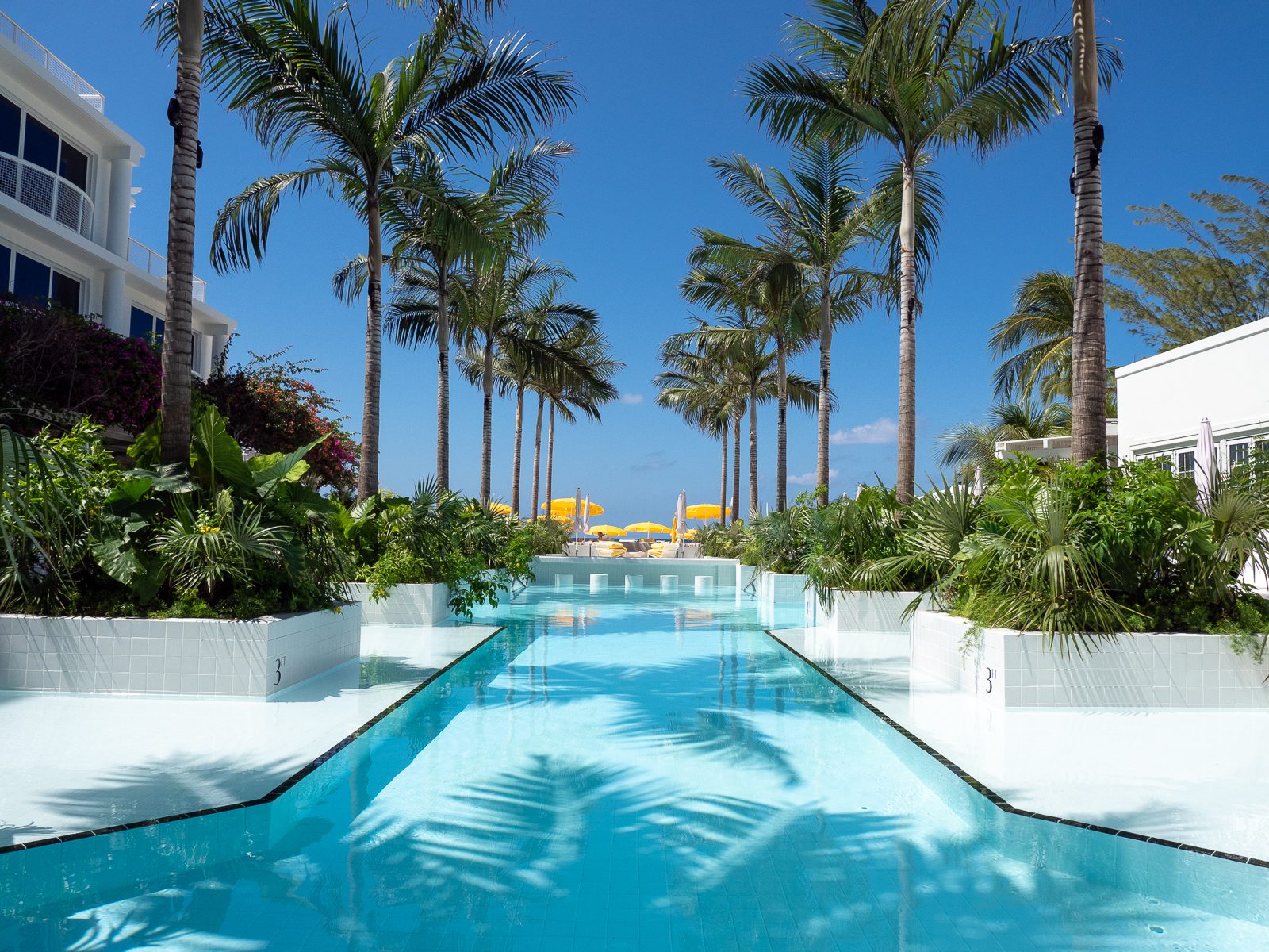Palm Heights Cayman Islands — 52-key restored 1970s Seven Mile Beach Patrick Burke design-hotel opened January 2020 with contemporary-art collection