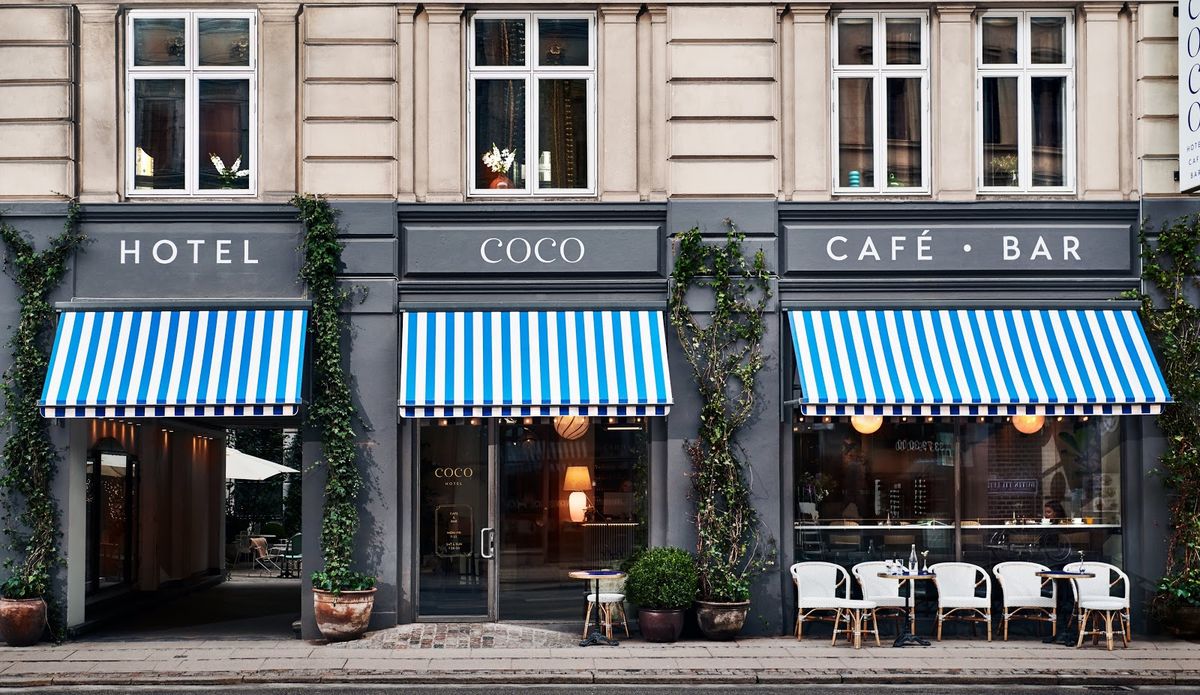 Coco Hotel — 89-room boutique hotel on Vesterbrogade in Copenhagen, opened February 2020 in a restored 19th-century building