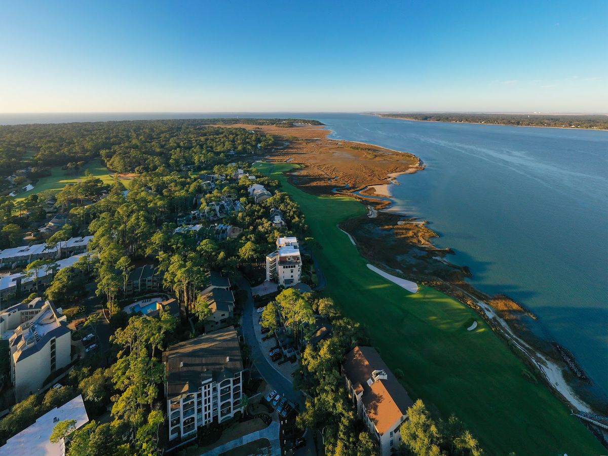 Sea Pines Resort — Harbour Town Lighthouse and yacht basin inside the 5,000-acre Sea Pines Plantation, Hilton Head Island