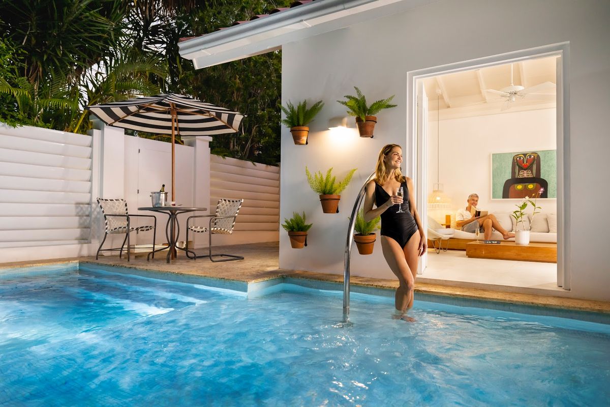 Jamaica Caribbean — Negril Seven Mile Beach with palm trees and reggae heritage