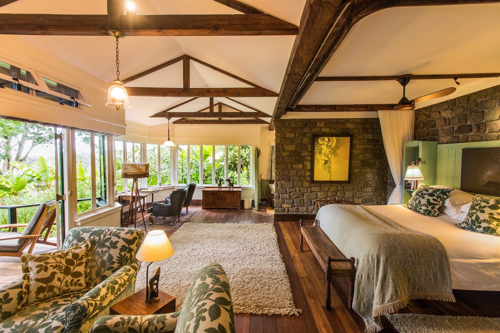 Gibb's Farm Ngorongoro Tanzania — 20-cottage 1929 working coffee-farm on outer slopes, only working-farm hotel in Ngorongoro region