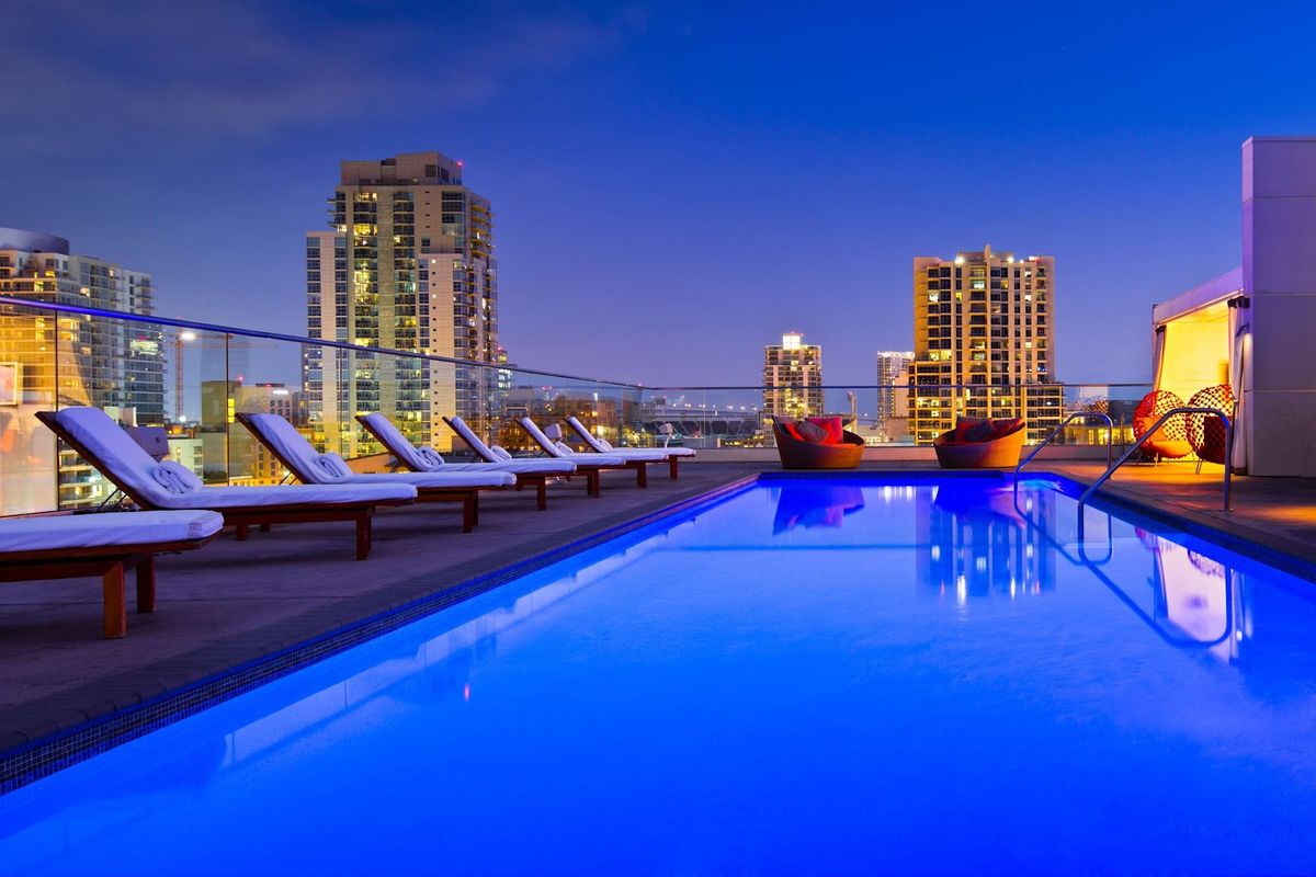 San Diego skyline — luxury hotel destination