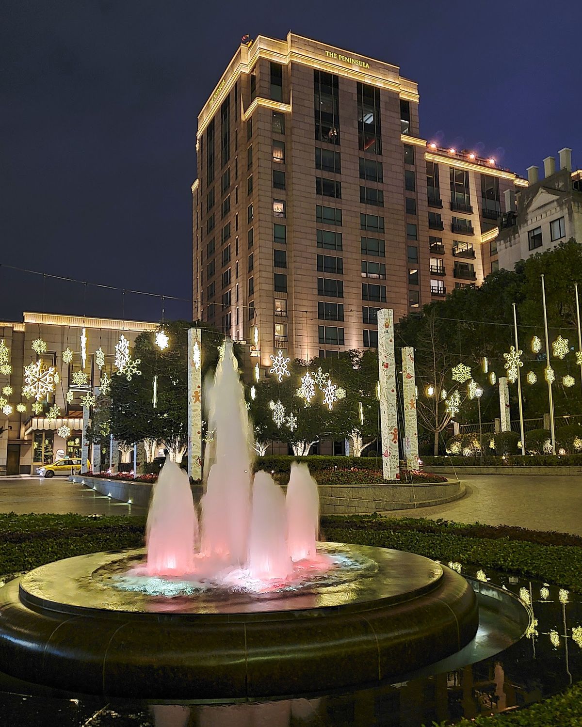 The Peninsula Shanghai — 235 rooms five-star luxury hotel on Bund waterfront opened 2009 only newly-built hotel on Shanghai Bund