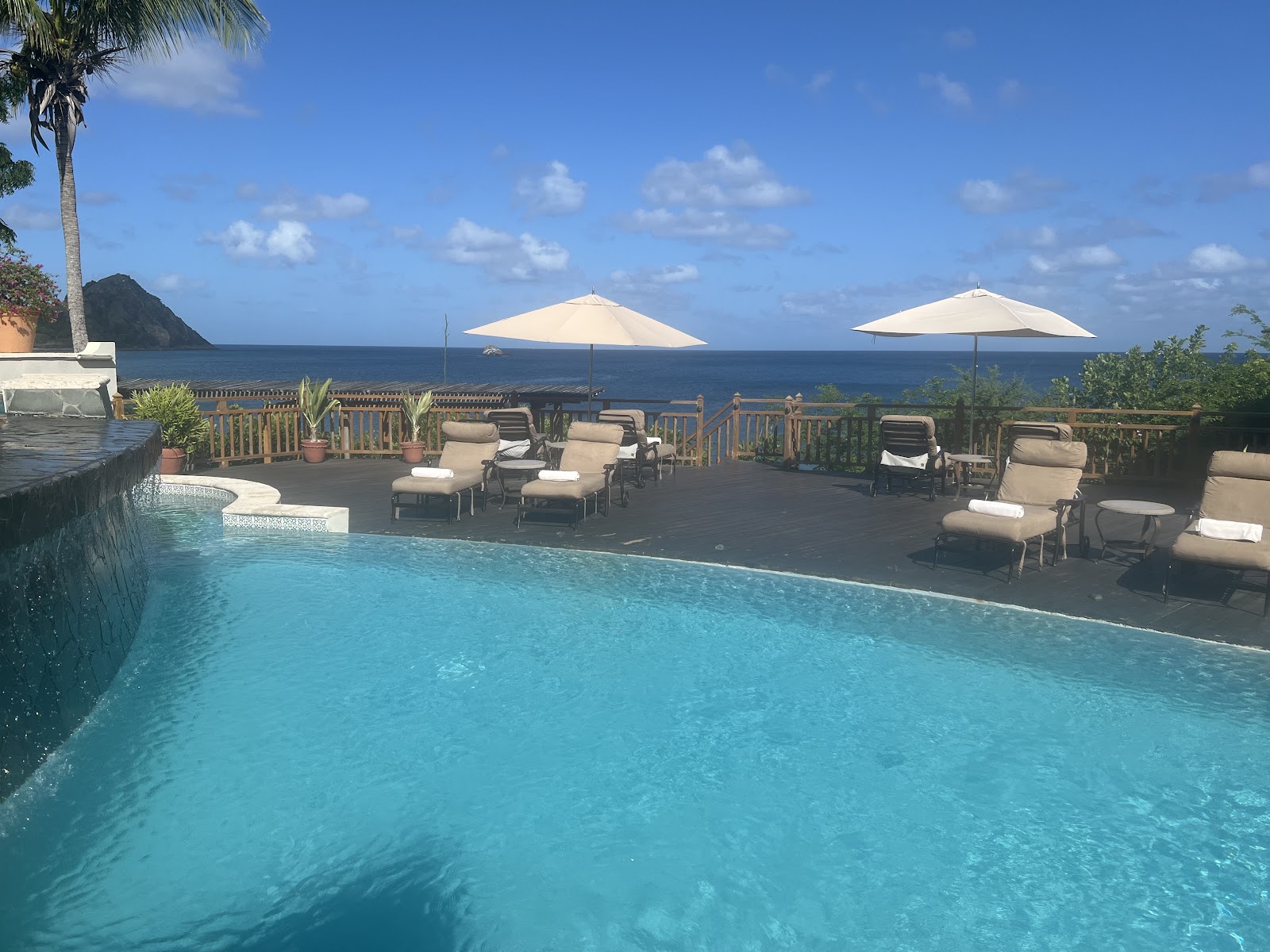 Cap Maison St Lucia Cap Estate — 50 suites Spanish-Caribbean clifftop architecture, only luxury hotel on St Lucia's northern peninsula