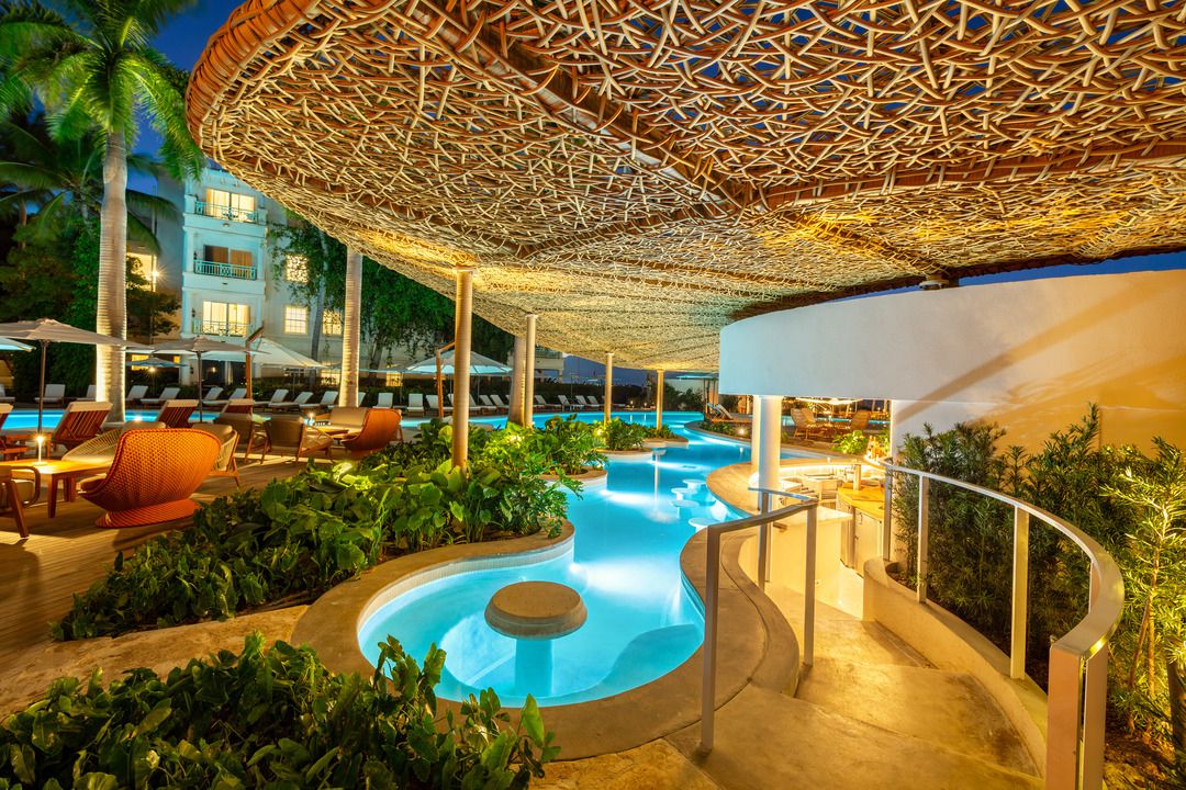 The Palms Turks and Caicos — 72 suites all-suite five-star luxury hotel on Grace Bay Beach 12-mile mainland Providenciales beach