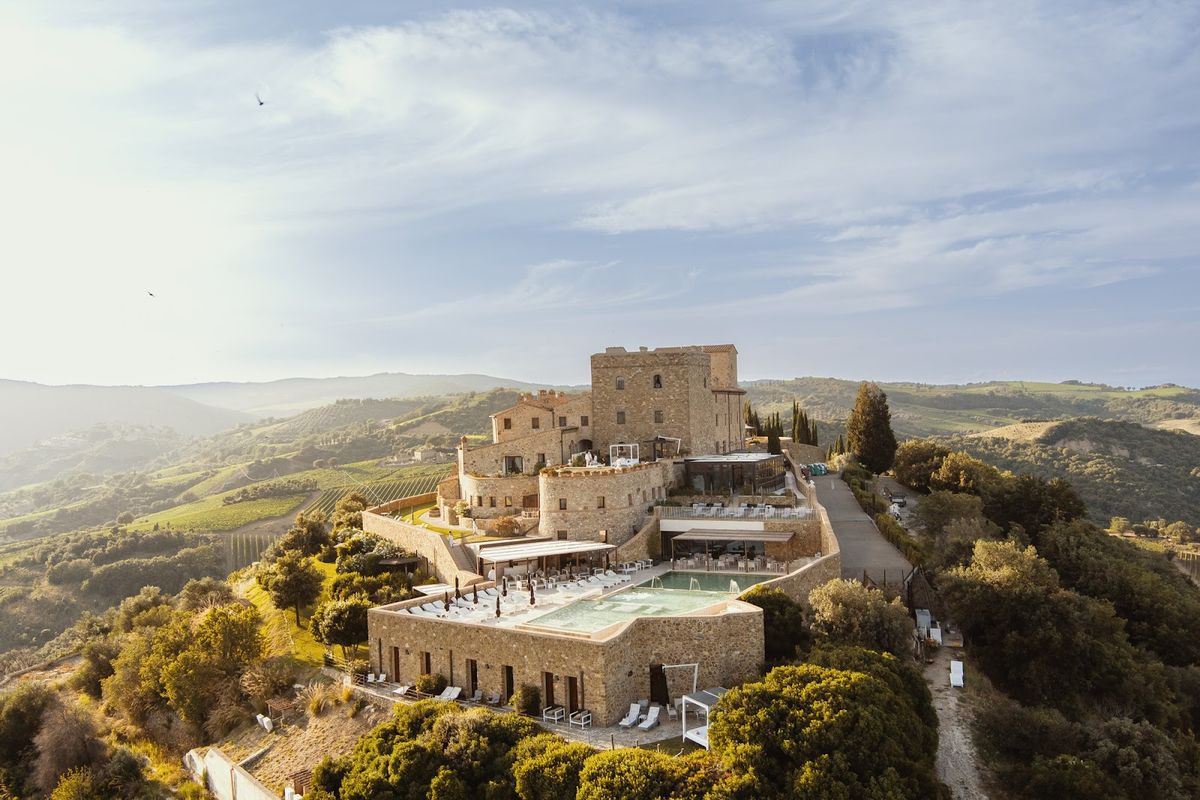 Castello di Velona Resort Montalcino — 47 keys inside restored 12th-century castle